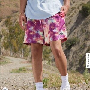 PacSun Happy tie-dye swim trunks Size Small